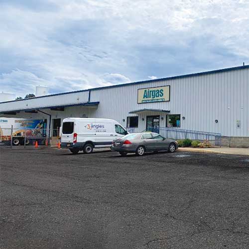 Airgas Distribution Center storefront in Albany, TX
