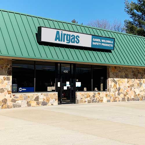 Airgas Store storefront in New Castle, TX