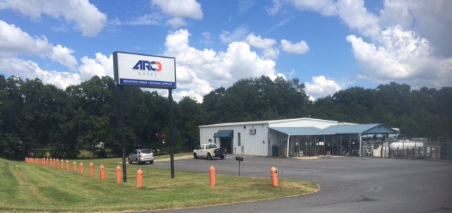 Arc3 Gases storefront in Anderson, TX
