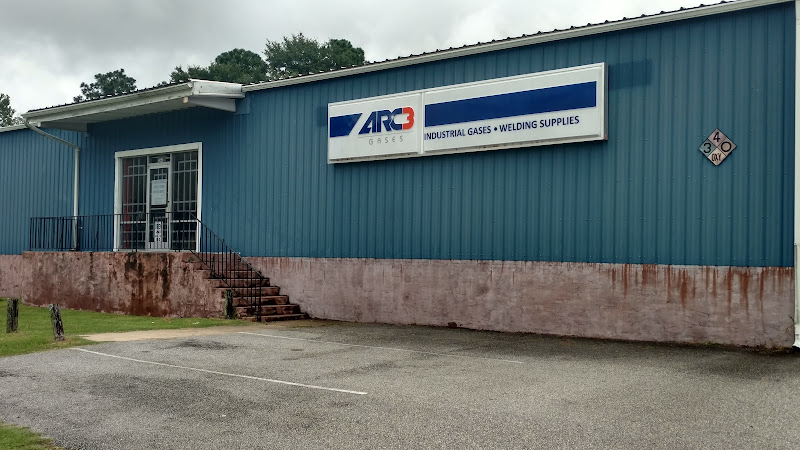 Arc3 Gases storefront in Wilmington, TX