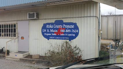 Atoka County Propane storefront in Atoka, TX