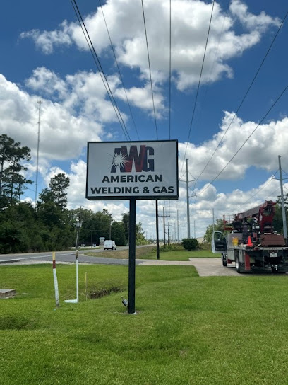 AWG, Gases & Welding Supplies storefront in Sulphur, TX