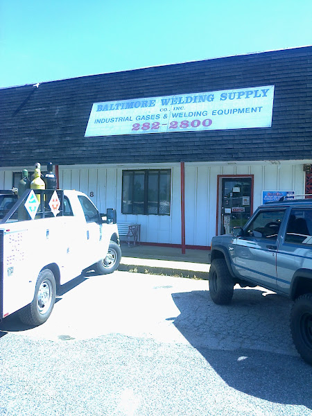 Baltimore Welding Supply Co storefront in Sparrows Point, TX