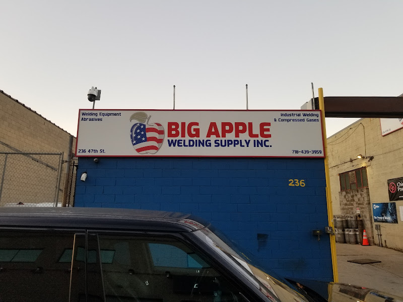 Big Apple Welding Supply, Inc. storefront in Brooklyn, TX