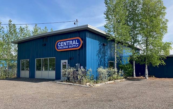 Central Welding Supply storefront in Fairbanks, TX