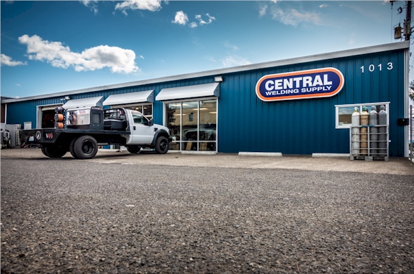 Central Welding Supply storefront in Vancouver, TX