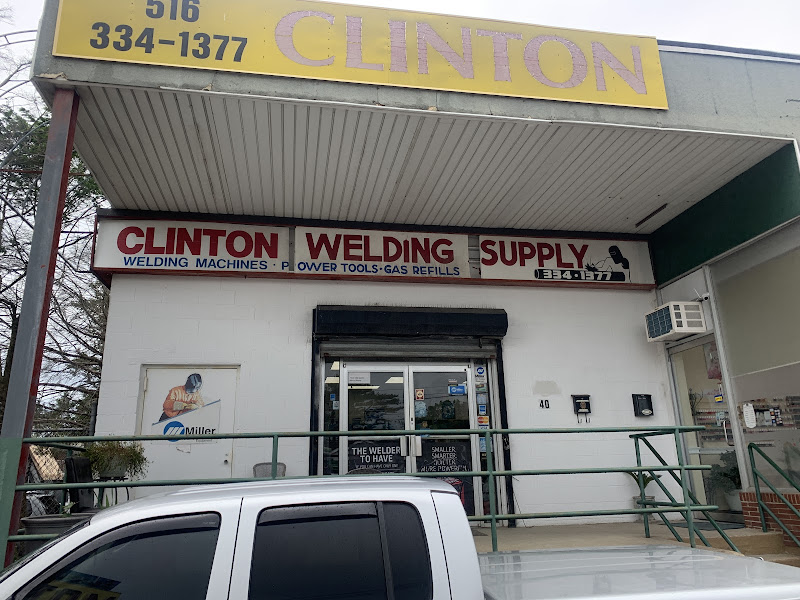 Clinton Welding Supply Co. storefront in Jericho, TX