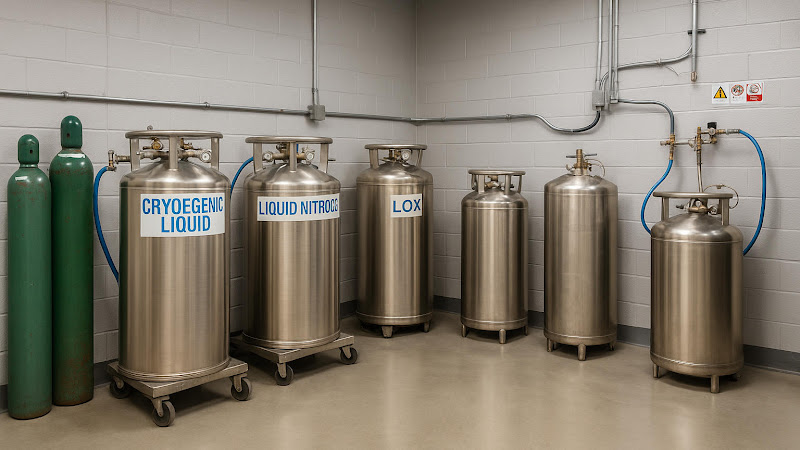 Cryogenic Gases storefront in Detroit, TX