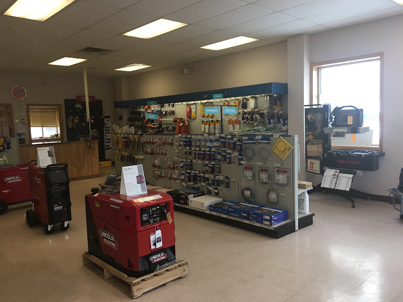 Haun Welding Supply and Specialty Gases storefront in Plattsburgh, TX