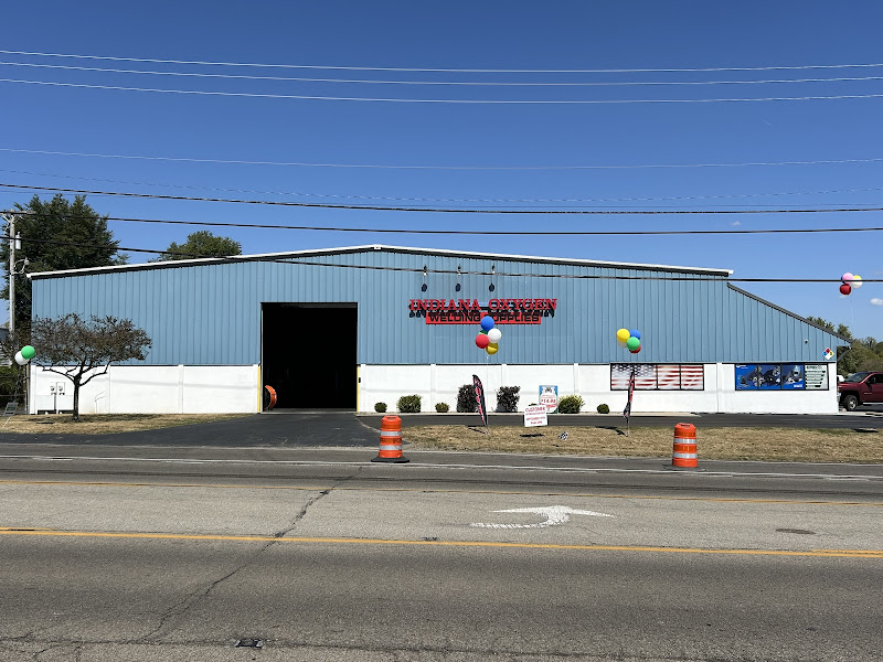 Indiana Oxygen Company storefront in Dayton, TX