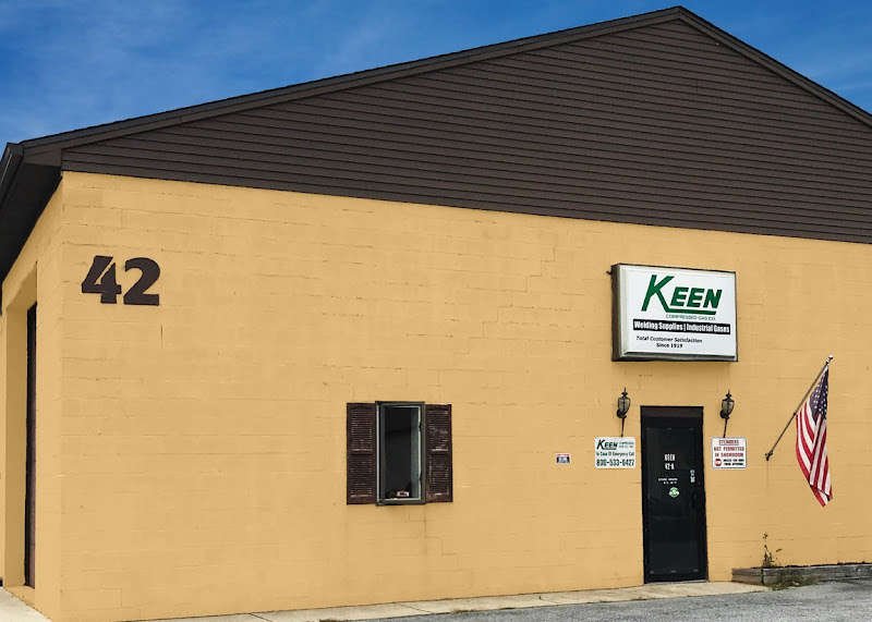 Keen Compressed Gas Co. storefront in Newark, TX