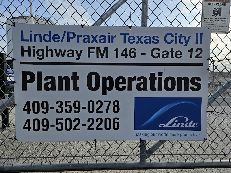 Linde Gases US storefront in Texas City, TX