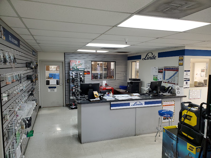 Linde Welding Gas & Equipment Center storefront in Eugene, TX