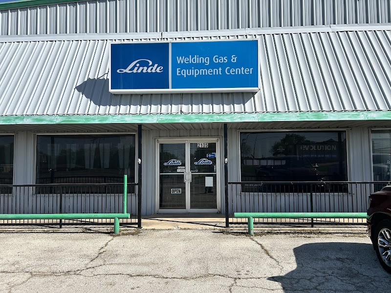 Linde Welding Gas & Equipment Center storefront in Gainesville, TX