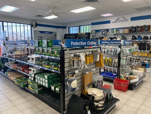 Linde Welding Gas & Equipment Center storefront in Pharr, TX