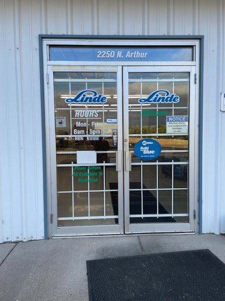 Linde Welding Gas & Equipment Center storefront in Pocatello, TX