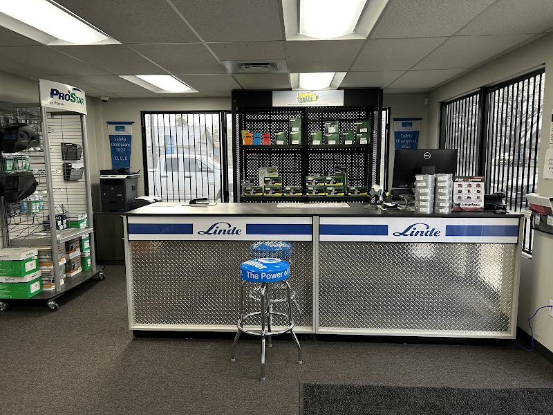 Linde Welding Gas & Equipment Center storefront in Spokane, TX