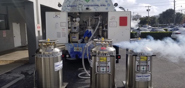 Liquid O2 Transfills Inc storefront in Doral, TX