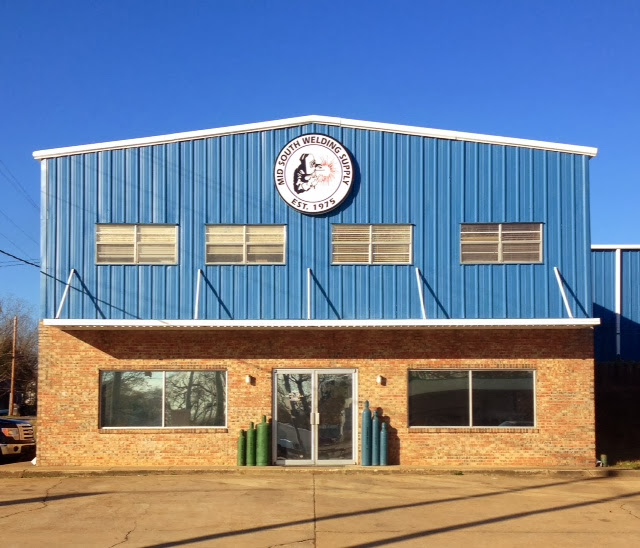 Mid-South Welding Supply storefront in Meridian, TX