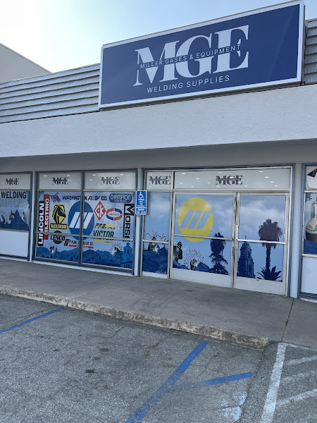 Miller Gases & Equipment storefront in Riverside, TX