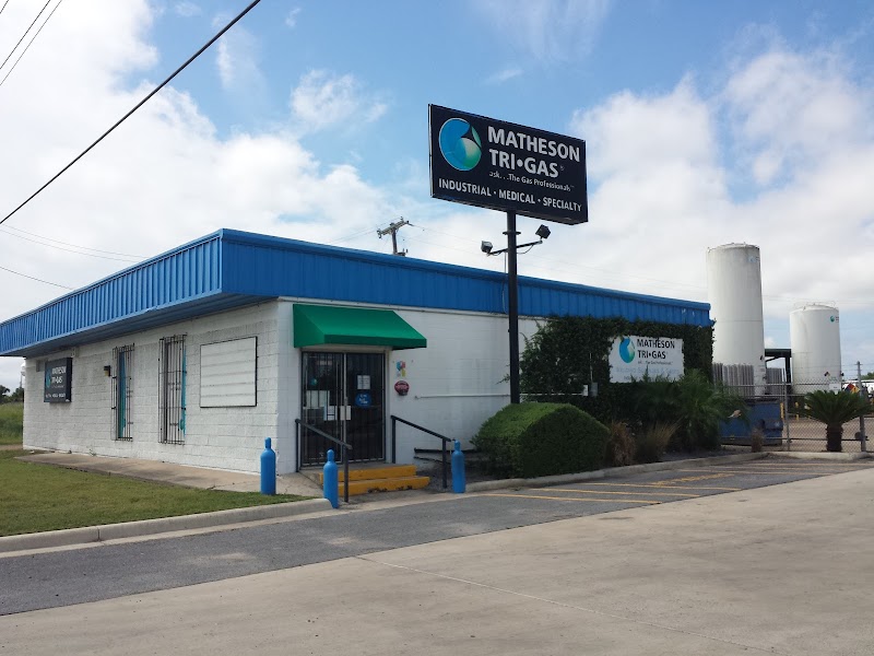 Nippon Sanso Matheson Gas storefront in San Benito, TX