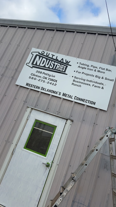 Outlaw Industries LLC | Metal, Welding & Industrial Supply in Western Oklahoma storefront in Clinton, TX