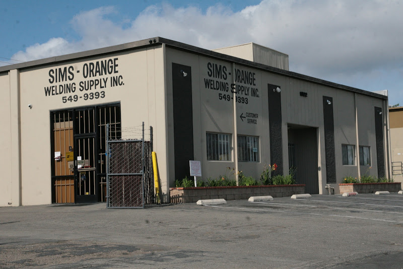 Sims-Orange Welding Supply Inc. storefront in Santa Ana, TX