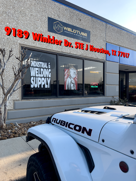WELDTUBE Premium Welding Goods storefront in Houston, TX